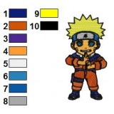 Naruto Shippuden Kid Embroidery Design